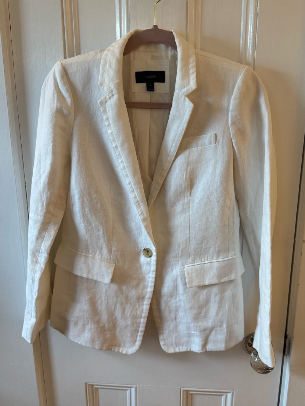 JCrew linen blazer